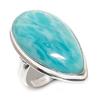 Amazonite Gemstone 925 Sterling Silver Jewelry Ring Size 8.5