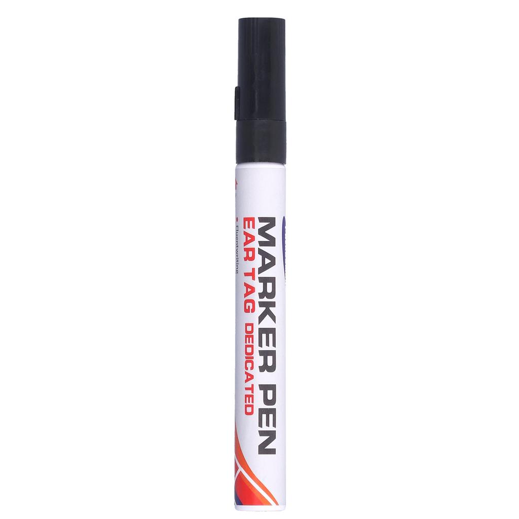 Livestock Ear Tag Pen Black Ear Tag Farm Marking Pen Waterproof Marker for Pigs Sheep Cattle