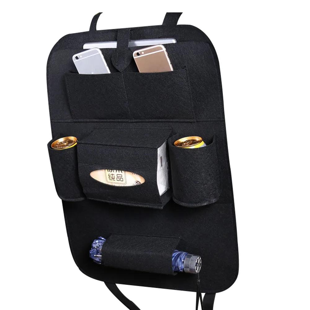 1PC Car Storage Bag Universal Box Back Seat Bag Organizer Pouch Backseat Holder Pockets Car-styling Protector Auto Accessories