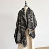 Winter Women's Fashion Warm Poncho Imitation Cashmere Thick Shawl Wrap Female Pashmina Blanket Bufanda Echarpe Scraf