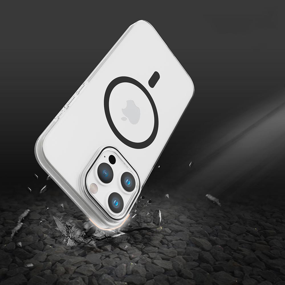 Прозрачный чехол против пожелтения для Magsafe Mag Safe iPhone 17E 17 E Air 16 Pro Max 15 Plus 14 13 12 11 17Pro 16Pro 15Pro Магнитный ударопрочный чехол для телефона