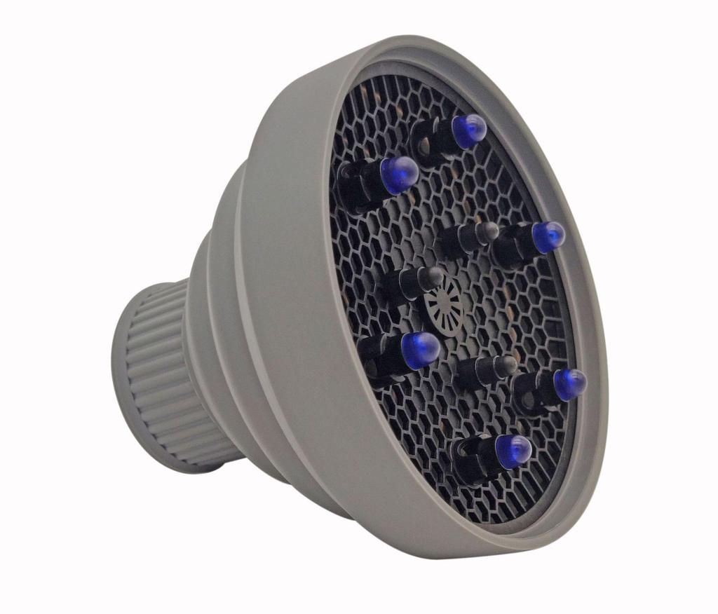 Складной силиконовый диффузор для фена: Водонепроницаемая, выдвижная накидка для завивки и укладки