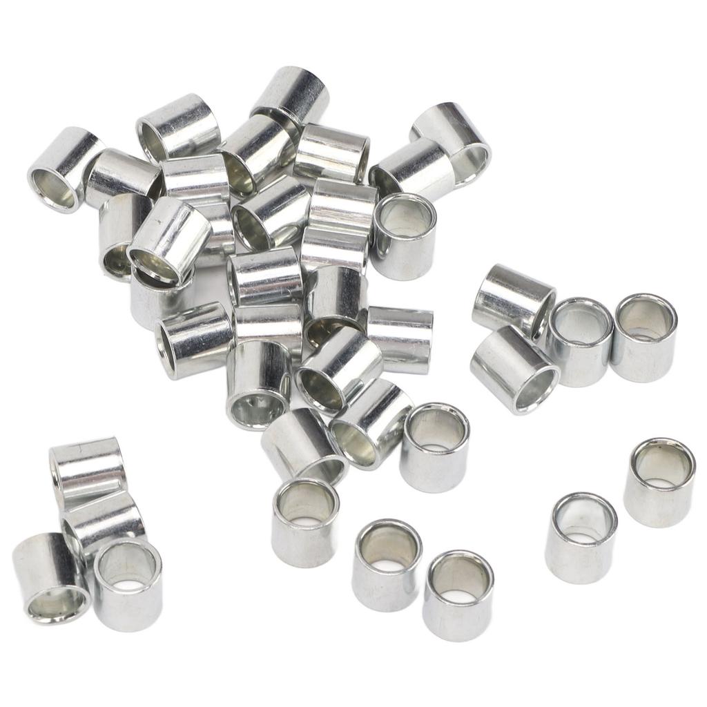 40 шт. проставок для подшипников, фурнитура для скейтборда, аксессуар для лонгбордов, скейтбордов, для ремонта, восстановления, серебристый