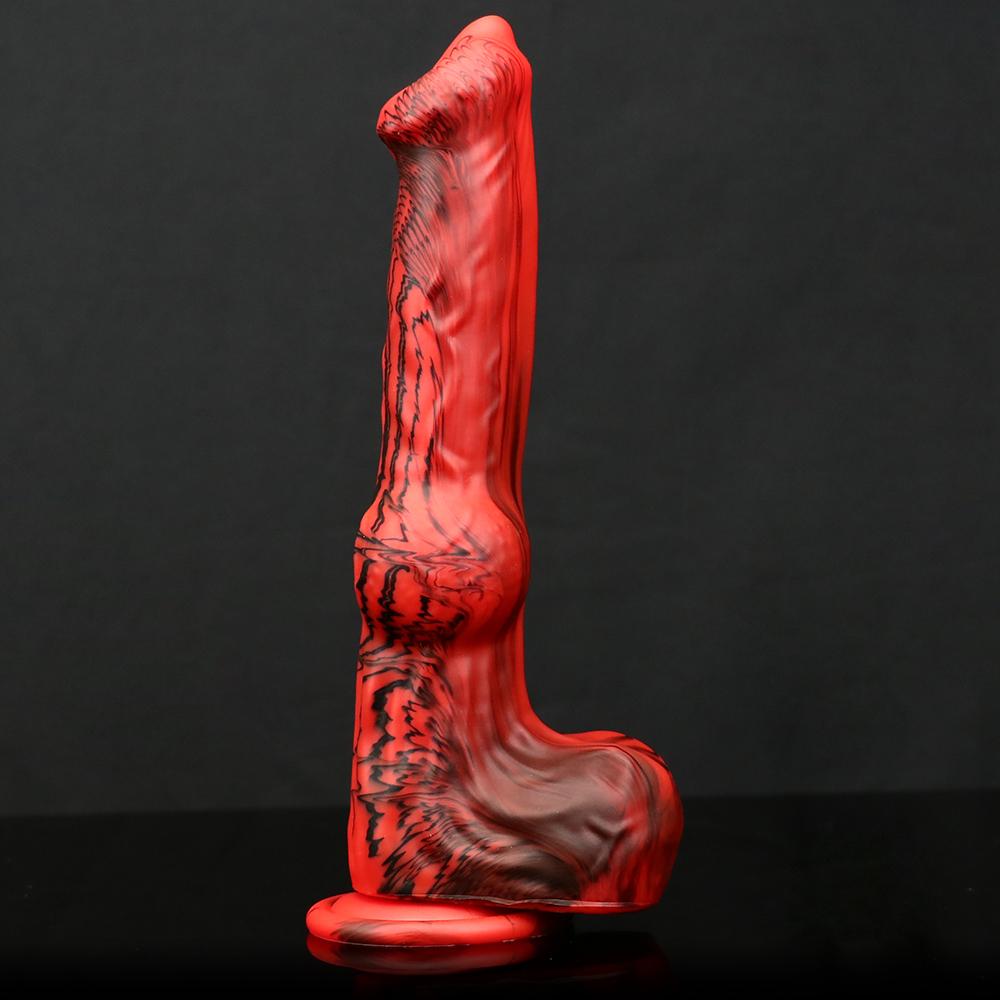 Силиконовый пенис для животных, дилдо для собак, мягкий член-монстр с присоской, анальная пробка, игрушка для мужской и женской мастурбации, взрослые анальные секс-игрушки для женщин