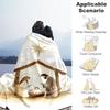 1pc Christmas Nativity Outdoor Flannel Blanket Soft Warm All-Season Throw for Sofa Bed Car Camping Office, Cozy Gift Idea1306S