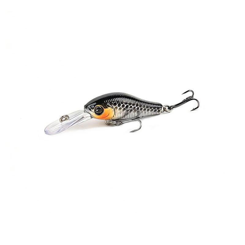 Hard Bait Floating Minnow Lure 35mm 2.4g Plastic ABS Midwater for Bass Pike Salmon Sea Bass Carp with Hook