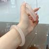 Grapefruit Powder | Natural Jade Lotus Pink Bangle for Girls 