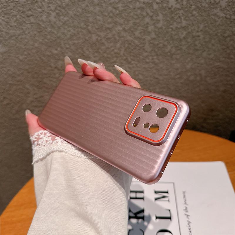 Для Xiaomi 14 13 Pro Ultra рифленое зернистое покрытие металлическая краска анти отпечатки пальцев ПК ударопрочный противоскользящий чехол-накладка