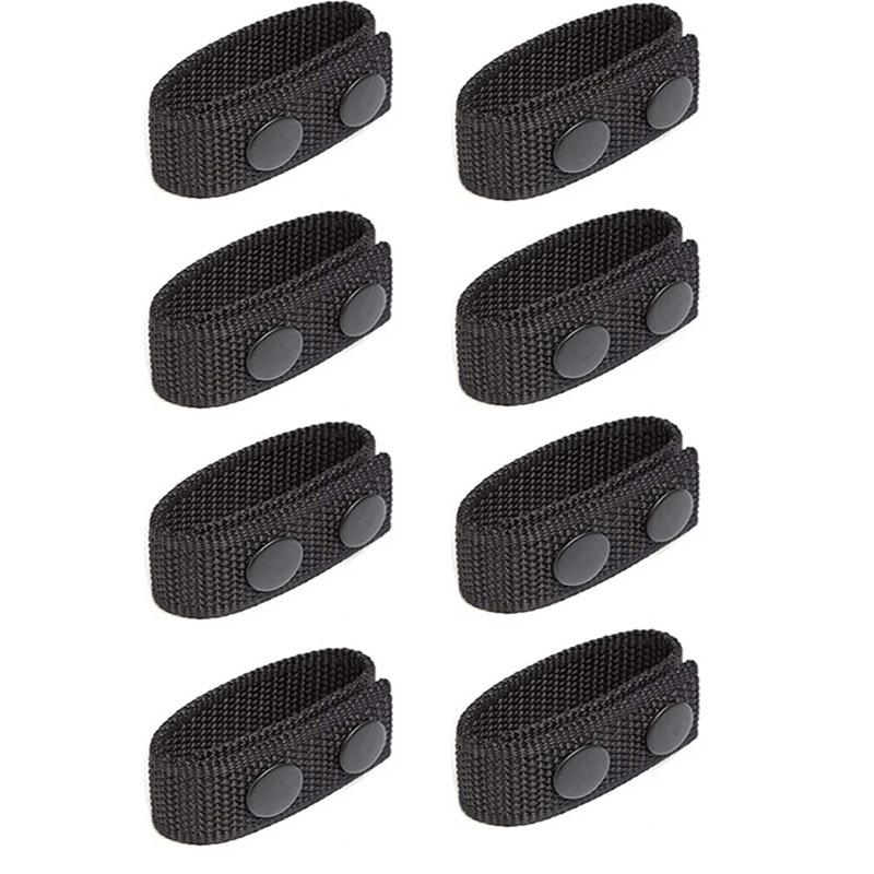 4/8Pcs Tactical Belt Buckle Heavy Duty Belt Keeper Portable Webbing Strap Molle Belt Equipment Accessories Outdoor Sports