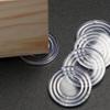 Round Rubber Chair Fittings Soft Bumper Anti Noisy Furniture Leg Pads Floor Protector Non-slip Mat