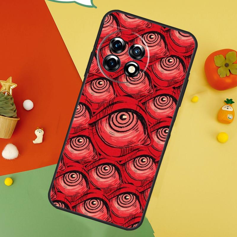 Scary Face Eyes Back Case For OnePlus 13 15 13R 13T 12 12R 11 10 10T 8T Nord 5 CE 4 2 3 Lite N20 N30 Cover