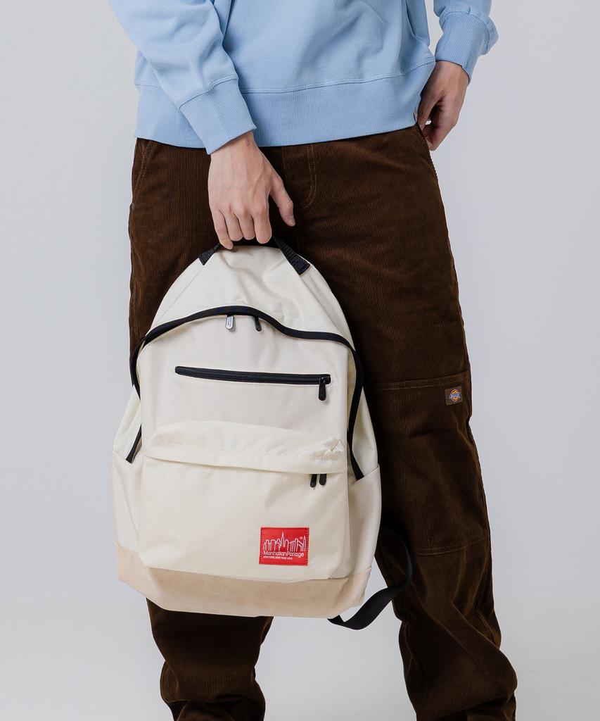 Manhattan Portage 1211 Большое Яблоко Рюкзак L Слоновая кость Замша