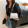 Women PU Leather Shoulder Bag Chic Glitter Design Tote Handbag Sparkly Y2K Cell Phone Bag Female Crossbody Commuting Bag
