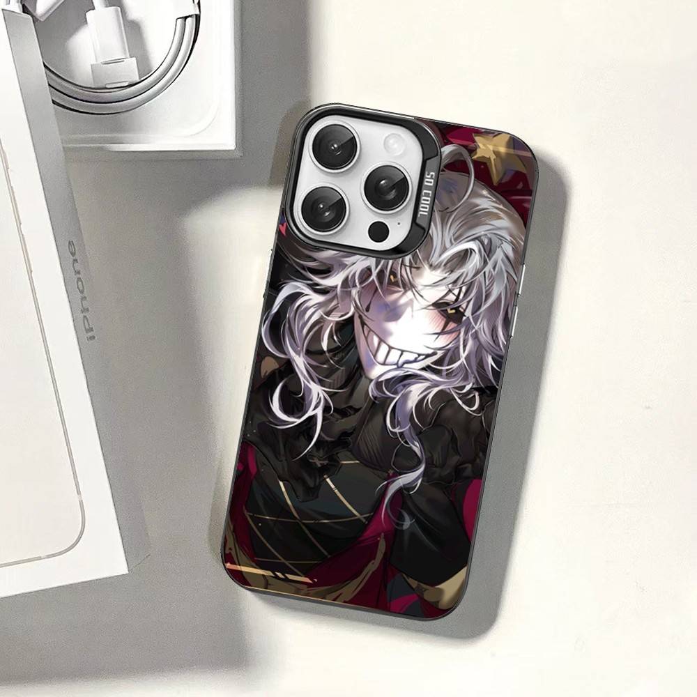 Пьеро Цирк Уродцев Забавная Игра Цветной Чехол Для Телефона Для IPhone 17 16 15 14 13 12 11 Pro Max Plus Матовый Чехол