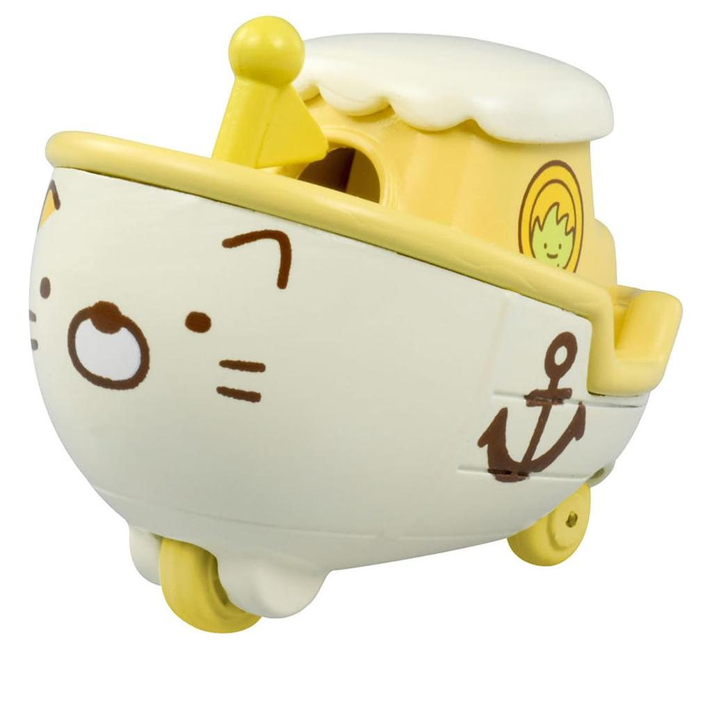 TAKARA TOMY Tomica Dream Tomica SP Sumikkogurashi Dream Boat Cat Miniature Car Toy for Ages 3 and Up
