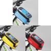 Cycling Handlebar Bag With Touch Screen Compatibility For Mountain Biking