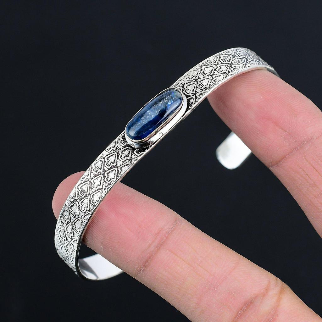 Американский дихроичный стеклянный камень серебро 925 пробы сестра уникальный браслет-манжета