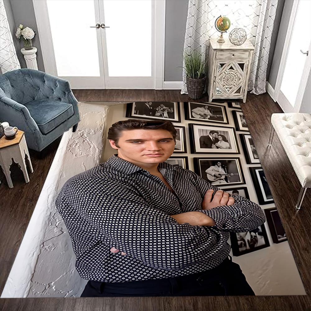 Elvis Presley Floor Rug Office Rug Suitable For Hallway Entryway Game Room Foyer Antislip Carpet Office Home Decor Gift For Festivals