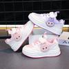 Детская спортивная обувь Обувь для скейтборда для девочек 2025 новая весенне-осенняя мягкая подошва мультяшные маленькие белые туфли нескользящие дышащие повседневные одноклассники