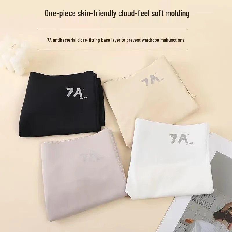 Mid-waist Seamless Women's Safety Underwear: Anti-exposure, Non-curling, Tummy Control, Hip-lifting.