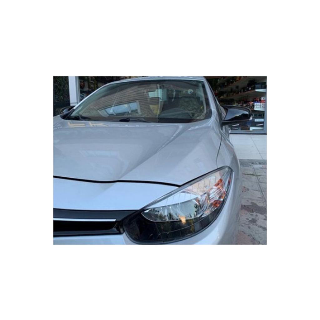 Для Renault Fluence Batman Bat Зеркальный чехол Piano Black 2009-2016