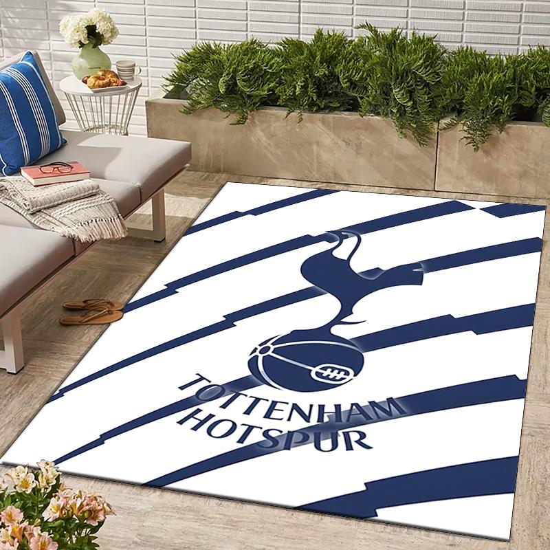 T-Tottenham Hotspur Design Area Rug - Non-Slip, Soft & Cozy Floor Mat for Living Room, Bedroom, Office - Indoor/Outdoor Decorative Carpet