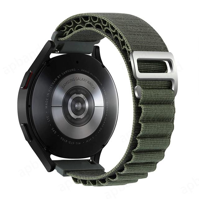 20 мм 22 мм ремешок для Samsung Galaxy watch 7/6/4/5/Pro/classic/3/active 2/Gear S3 Альпийский петлевой браслет ремешок HUAWEI GT 2 4 3 Ремешок