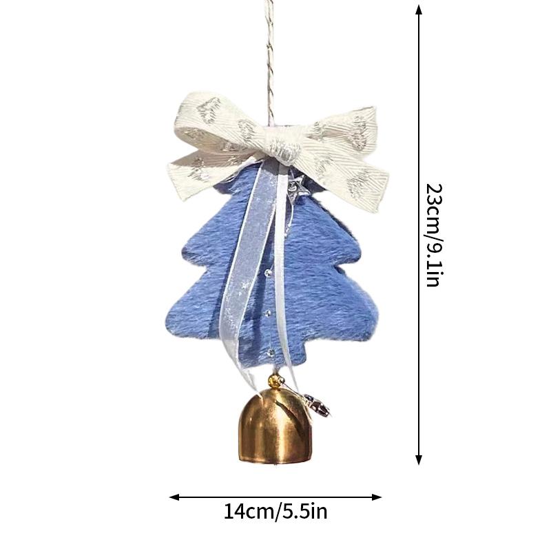 Christmas Decoration Hanging Bell Christmas Tree Home Party Bell Red Fruit Pendant Car Decoration Christmas Party Wall Decor