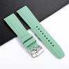 Высококачественный резиновый ремешок с изогнутым концом 20 мм 22 мм силиконовый ремешок для часов для Swatch для Omega Moonswatch браслет водонепроницаемый браслет