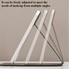 3Colors Foldable HD Makeup Mirror Intelligent Touch Control Adjustable Light LED Cosmetic Mirror Type-c Charging for Girls&Women