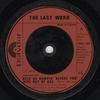 7inch Record LAST WORD - Keep On Bumpin' Before You Give Out 2066429 Polydor 1974 UK Soul/Funk Used