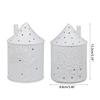 Ceramics Candlestick House Shaped Candle Cup Perfect for Wedding Party Home Decoration Ceramic DIY Candles Holder