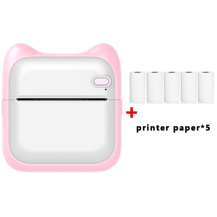Мини карманный фотопринтер портативная термопечатающая машина 190 точек на дюйм беспроводное соединение BT для