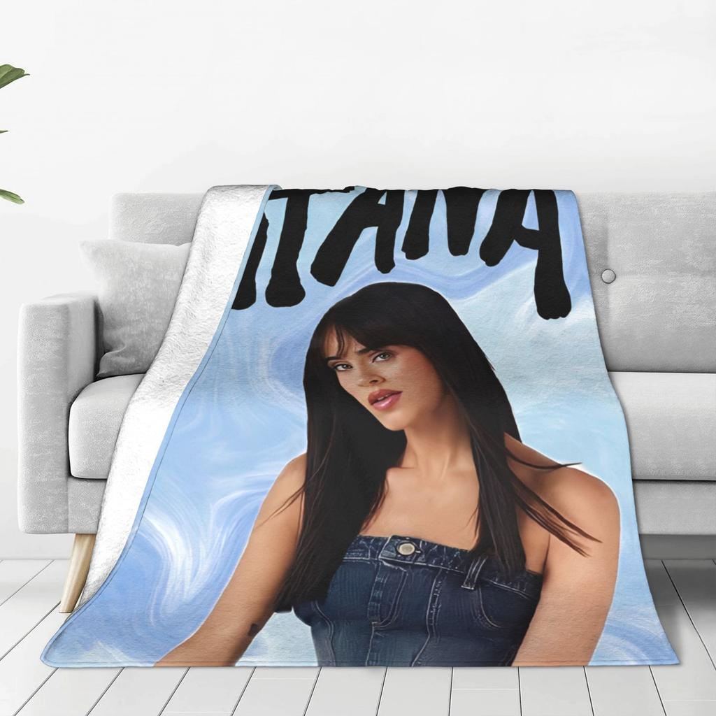 Aitanaed Singer Flannel Throw Blankets Blankets for Bed Couch Soft Bedroom Quilt,