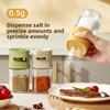 Quantitative Salt Jar Seasoning Box, Glass Kitchen Seasoning Jar, Moisture-proof Sealed Seasoning Jar, Household Salt Jar Seasoning Bottle Set