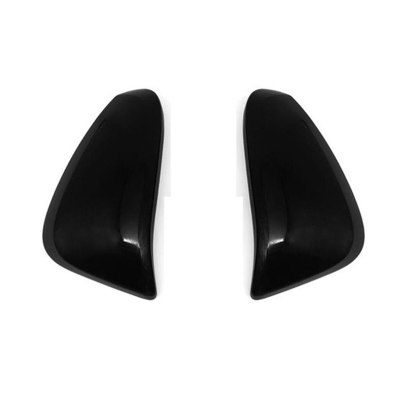New Car Rearview Accessories Piano Black Door Mirror Cover Trim For Toyota Hilux Revo Fortuner INNOVA 2015 2016 2018