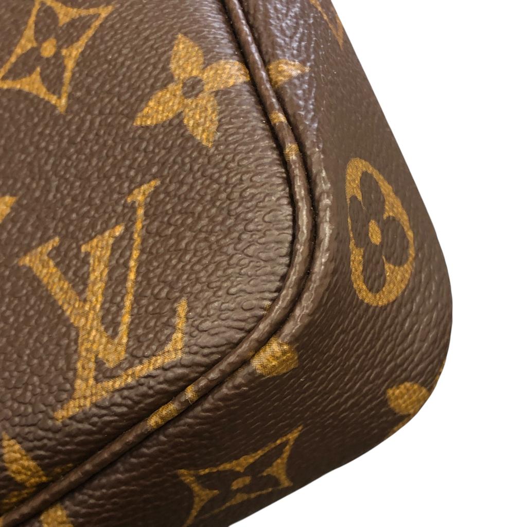 Б/у Louis Vuitton Monogram Pochette Accessoires M40712 Холст Коричневый Аутентичный 1210