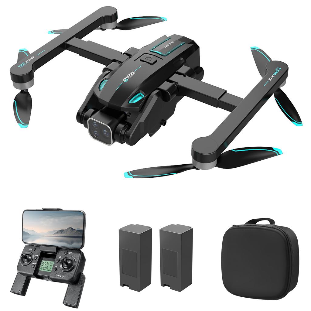 GPS Remote Control Quadcopter with Dual Camera 8K 180 Degrees  ESC Up/Down/Flat Camera Remote Control