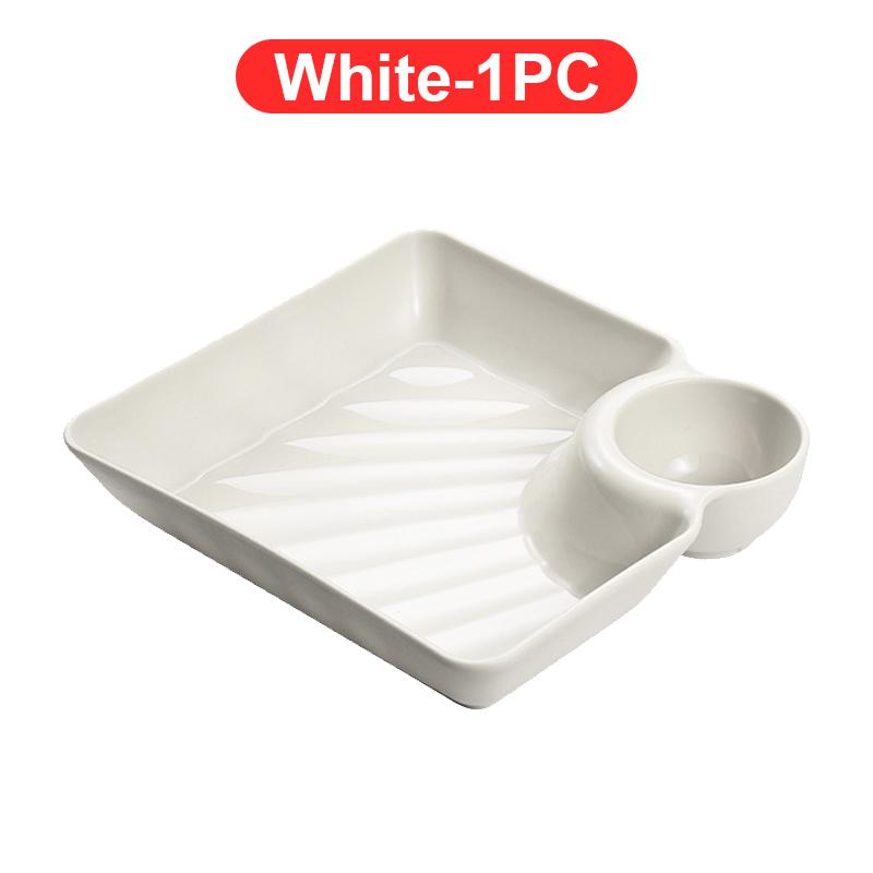 Креативная форма для ракушек Пластиковые тарелки для пельменей с уксусными дисками Суши Картофель фри Завтрак Сухофрукты Косточки Плевательные блюда Посуда