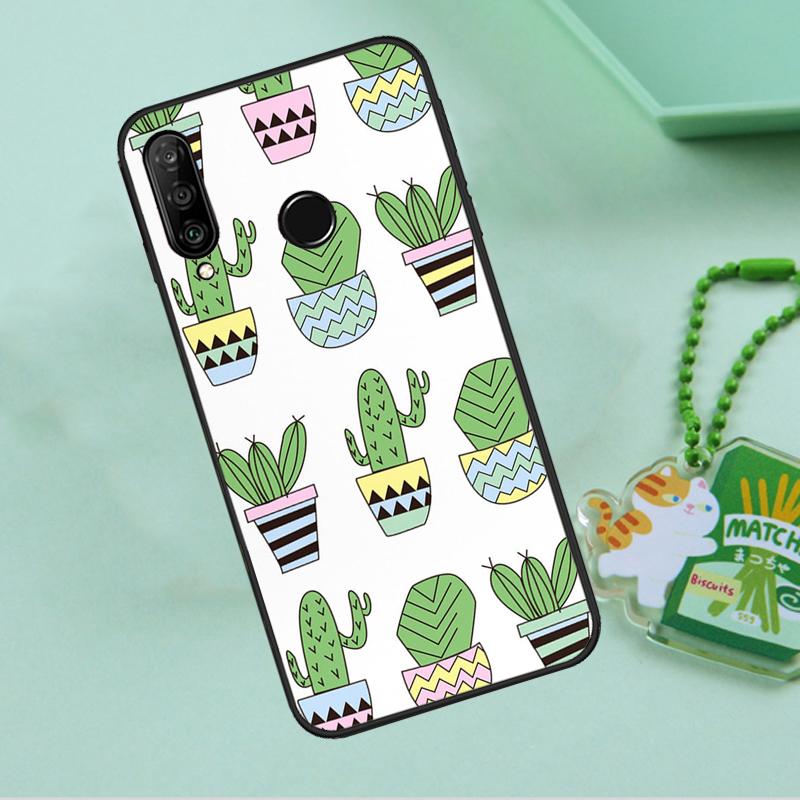 CACTUS BANANA RETRO VINTAGE SUMMER For Huawei Nova 10 9 SE 5T 12s 12i 11i Y91 Y90 Y60 Y70 Y72 Y61 P20 P40 P30 Lite P60 Pro Case