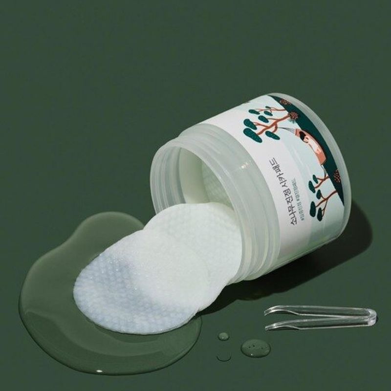 ROUND LAB Успокаивающие пэды с центеллой азиатской, 50 штук