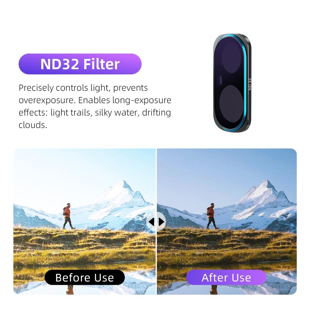 Adjustable ND2-32 Filters Kit CPL Lens Protector for Insta360 Luna Ultra Gimbal Camera Accessories