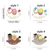 Cute Zodiac Horse Brooch Cartoon Horse Year Brooch Badge Pins Animal Brooch  Women Accessories