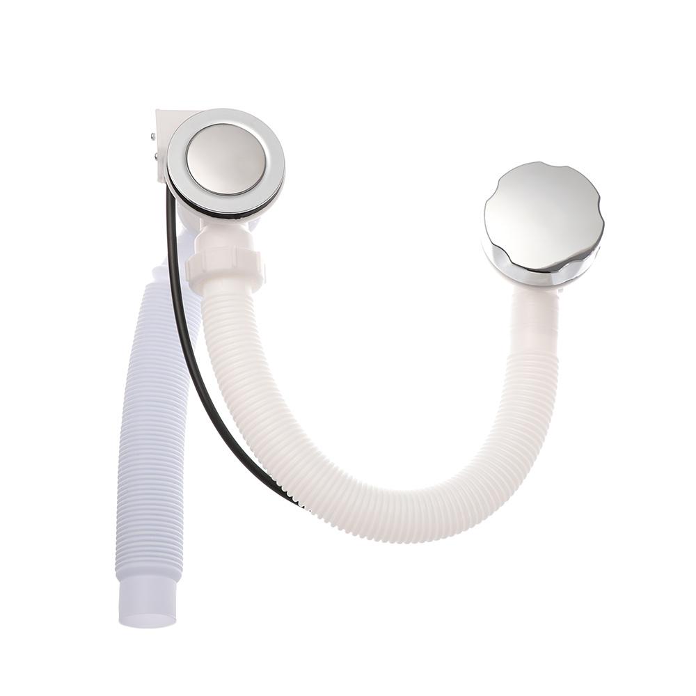 Chrome Connection Pop-Up Bathroom Kit Перелив для ванны Сливная труба Скрытая сливная труба для ванны