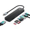 Yottamaster USB C USB-хаб с PD 100 Вт, быстрый, 2 порта USB 5 Гбит/с, стабильный 4K HDMI, MicroSD-картридер, совместимый с MacBook, HP, Surface, Galaxy, Xperia и другими хабами,
