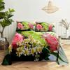 Home Bedsheets Luxury Rose Single Bedsheet Fashion Design Flowers Sheets Queen Size Bed Sheets Set Bed Sheets and Pillowcases