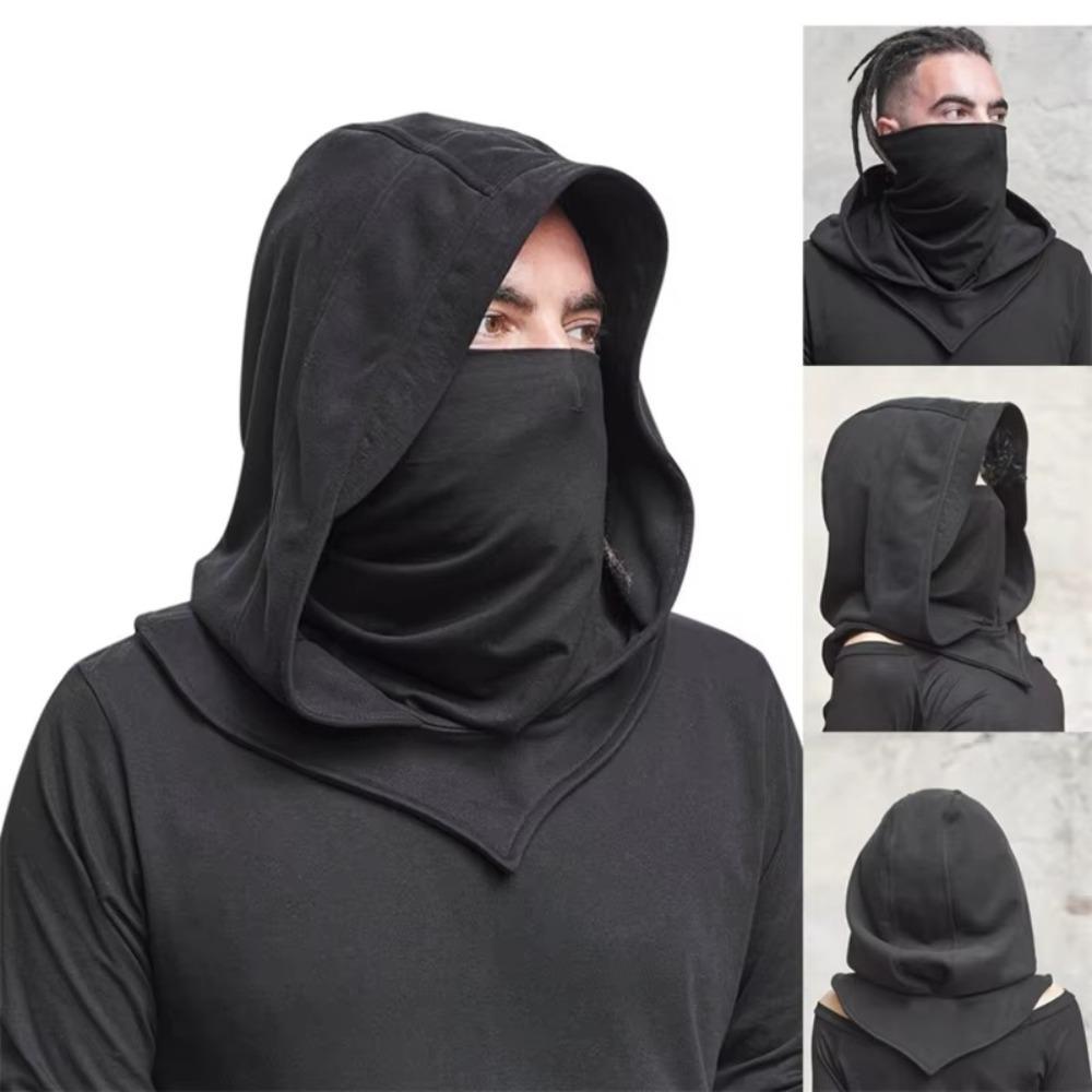 Unisex Halloween Costumes Gothic Assassin Cosplay Costume Accessories Medieval Mask Hat