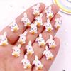 50pcs Resin Colorful Mini Carrot Rabbit Art Nails Flatback Rhinestone Wedding Appliques DIY Bow Scrapbook Accessories Crafts