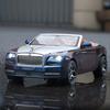 Diecast 1:24 Rolls-Royce Dawn Open-Top Convertible Alloy Pull-Back Car Model, Purple
