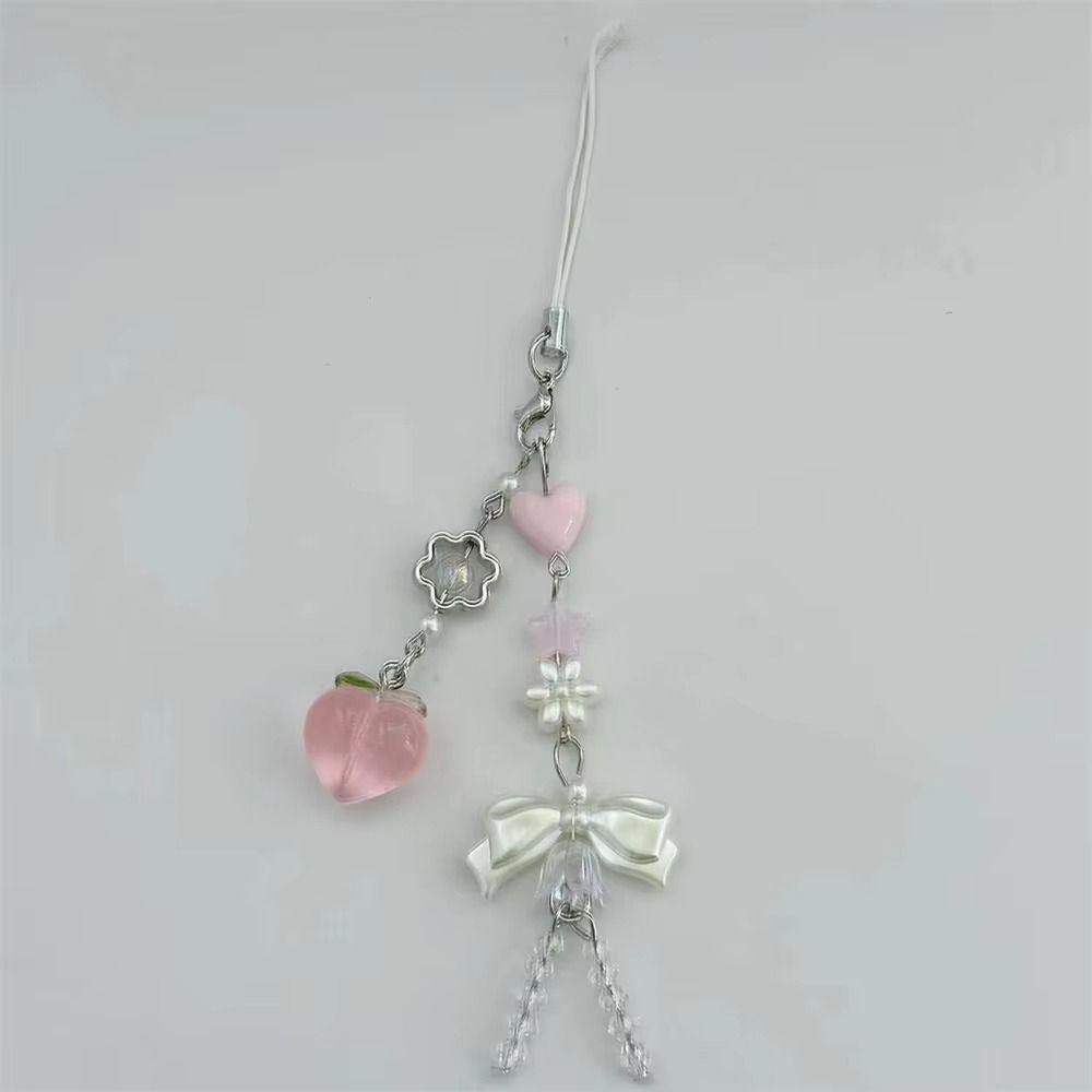 Милые подвески для телефона в виде рыбок, брелок, Y2K ремешок для телефона, Ins цветочный шнурок, модная милая медуза, звезда для украшения сумки, ювелирные изделия